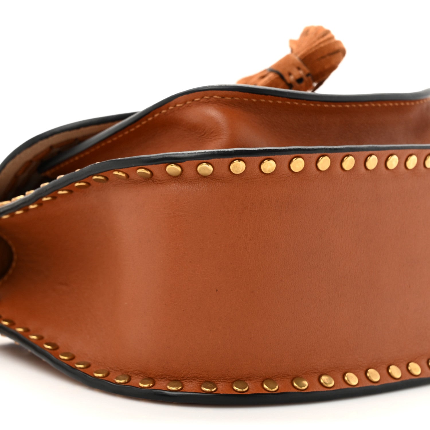 Chloe Calfskin Braided Mini Hudson Shoulder Bag Caramel 9 of 11