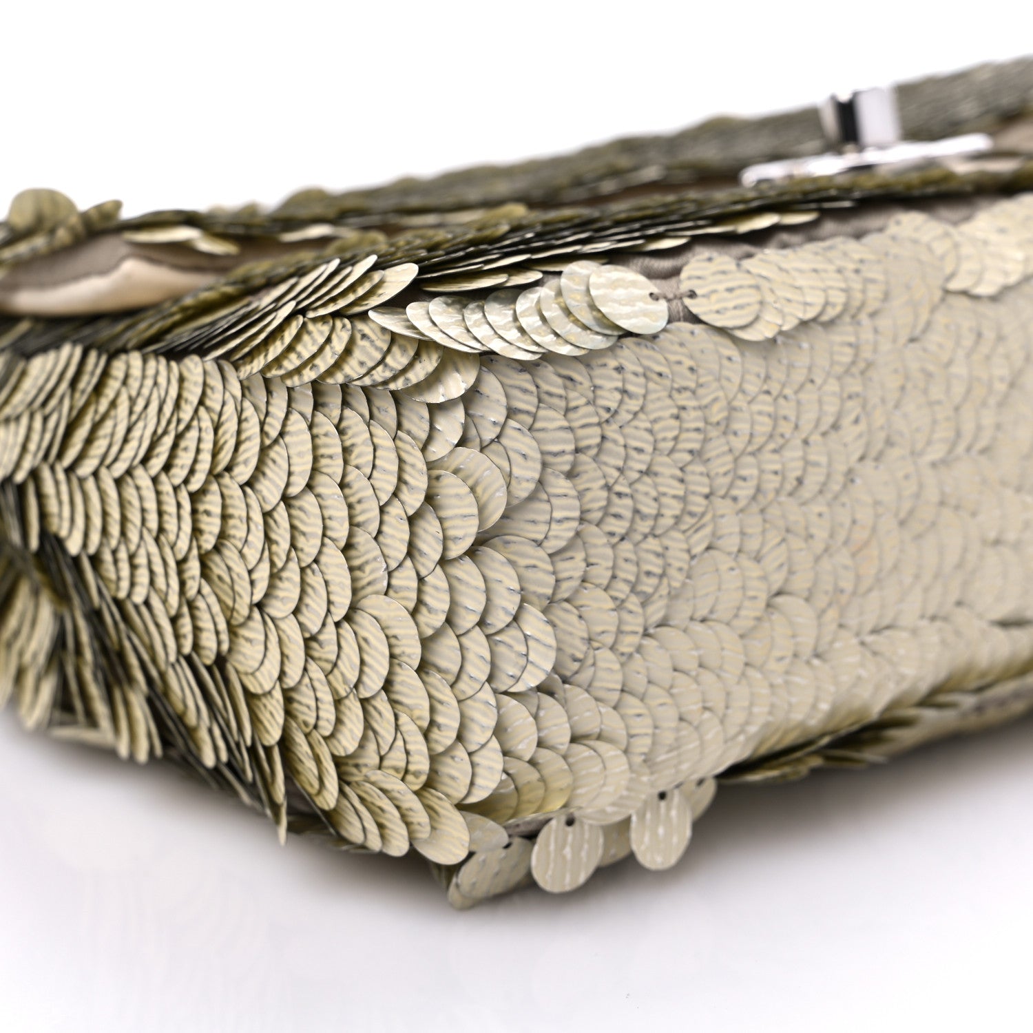Chanel Sequin Paillette Small Flap Beige 8 of 15