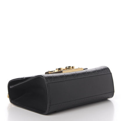 Gucci Guccissima Small Padlock Shoulder Bag Black 5 of 15