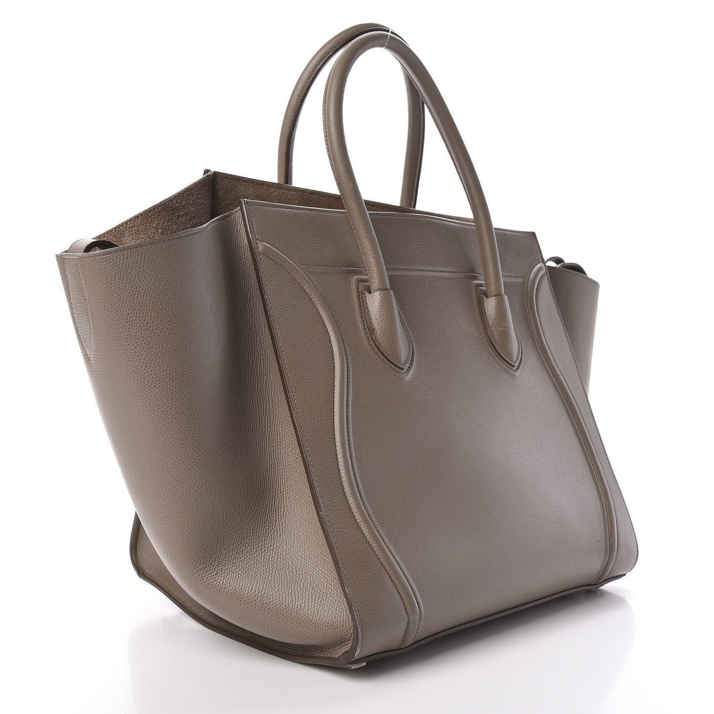 Baby Grained Calfskin Medium Phantom Luggage Taupe