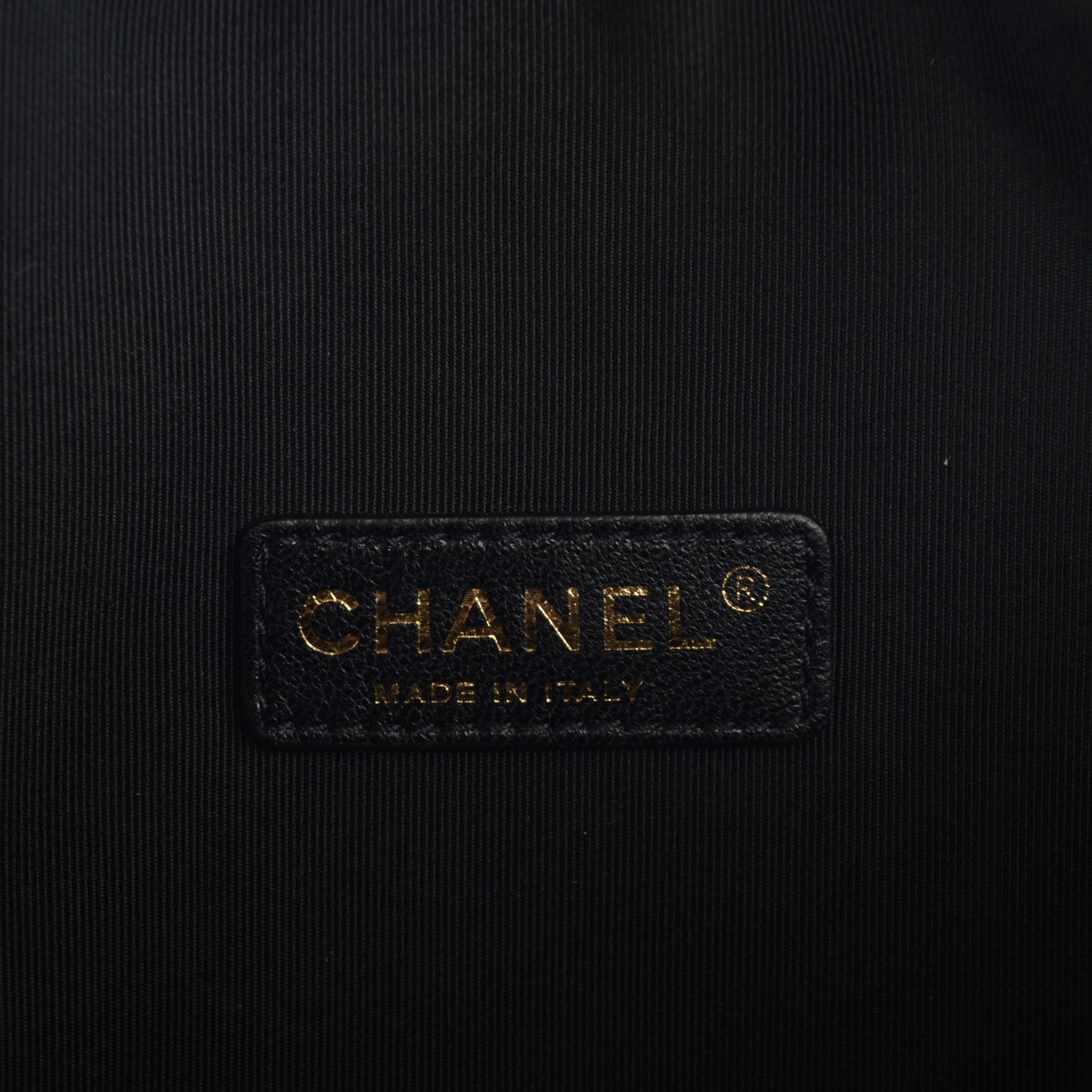 Chanel Lambskin Quilted Graphic Camera Case Beige Black 6 of 8