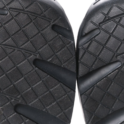 Chanel Calfskin Suede CC Sneakers 40 Black Grey 11 of 11