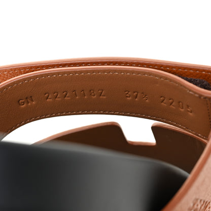 Hermes Epsom Womens Chypre Sandals 37.5 Naturel 9 of 11