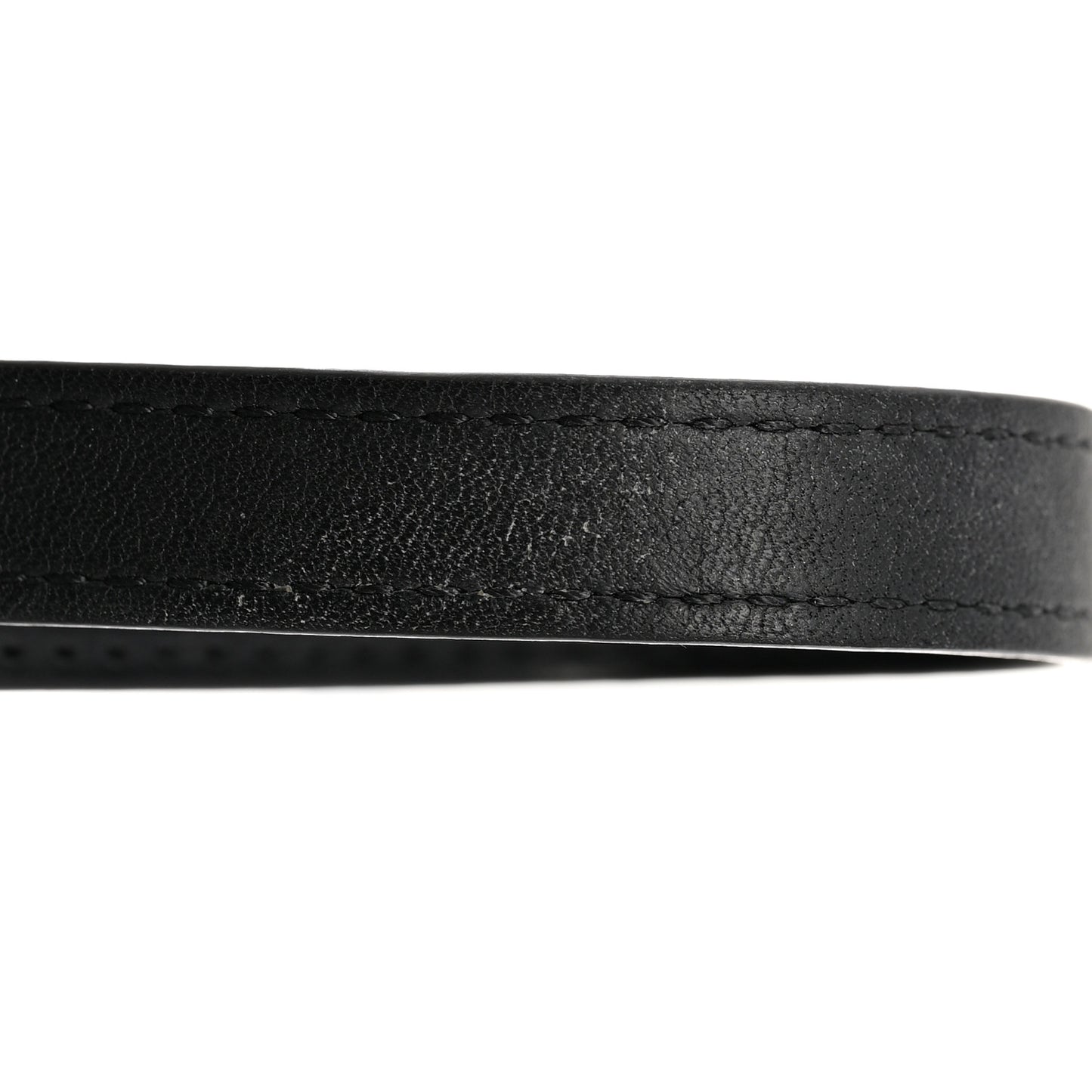 Leather Double Wrap Bracelet Black