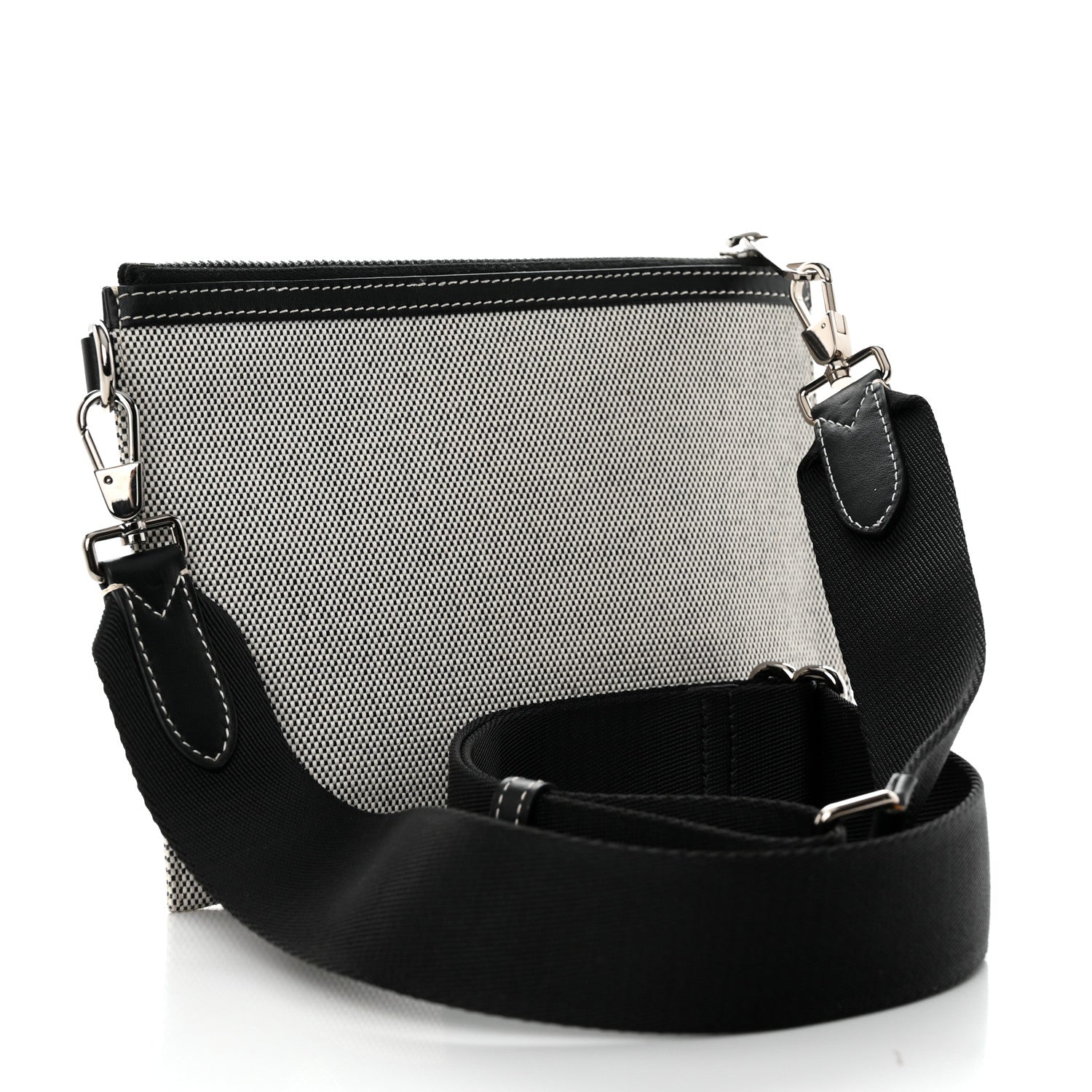 Burberry Canvas Horseferry Print Callum Crossbody Grey Black 3 of 11