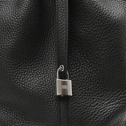 Hermes Taurillon Clemence Picotin Lock 22 MM Black 7 of 9