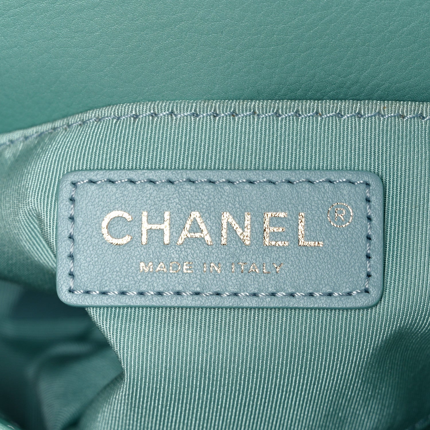 Chanel Calfskin Quilted Top Handle Flap Light Blue 6 of 14