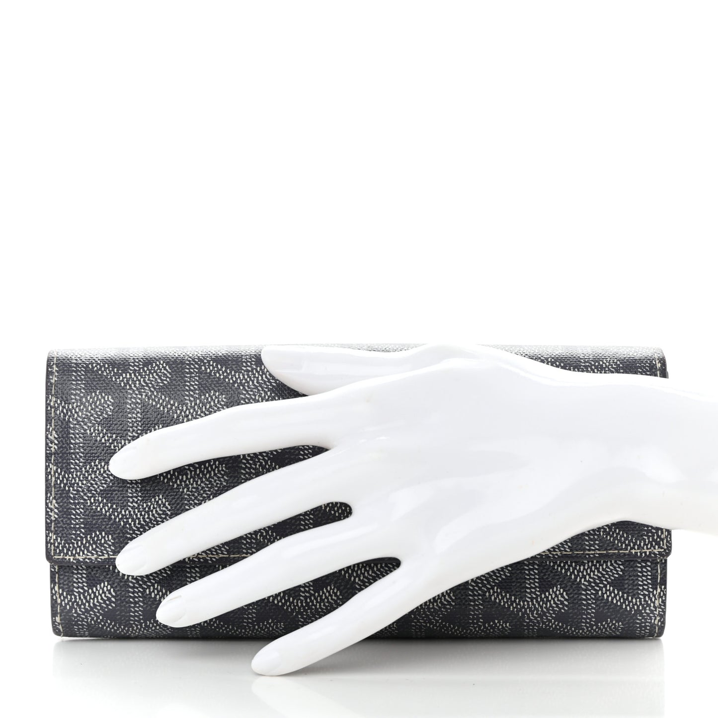 Goyardine Varenne Long Wallet Grey