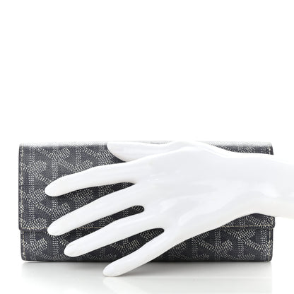 Goyard Goyardine Varenne Long Wallet Grey 2 of 13