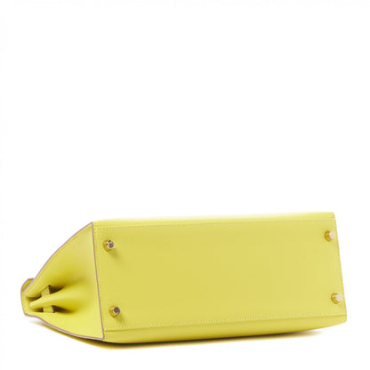Hermes Epsom Kelly Sellier 28 Lime 4 of 33