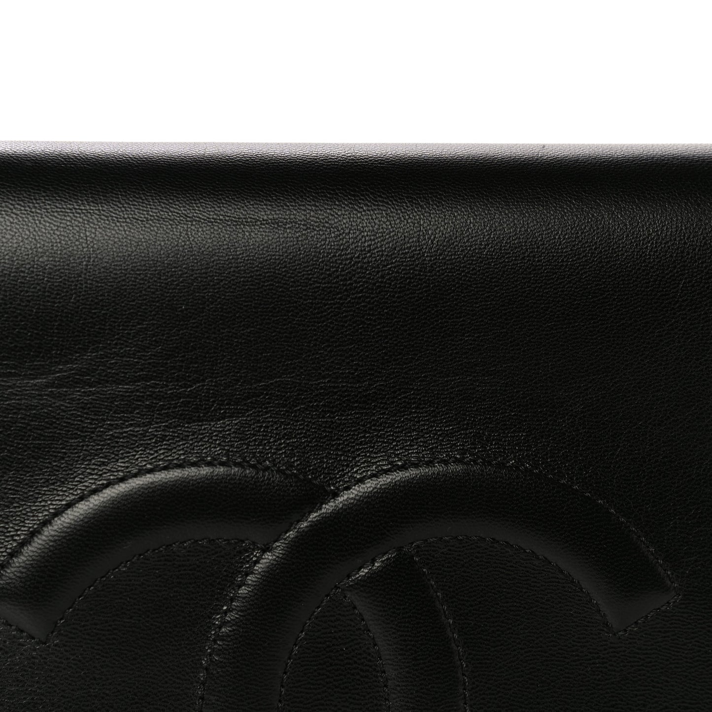 Goatskin Quilted Timeless CC Clutch Black