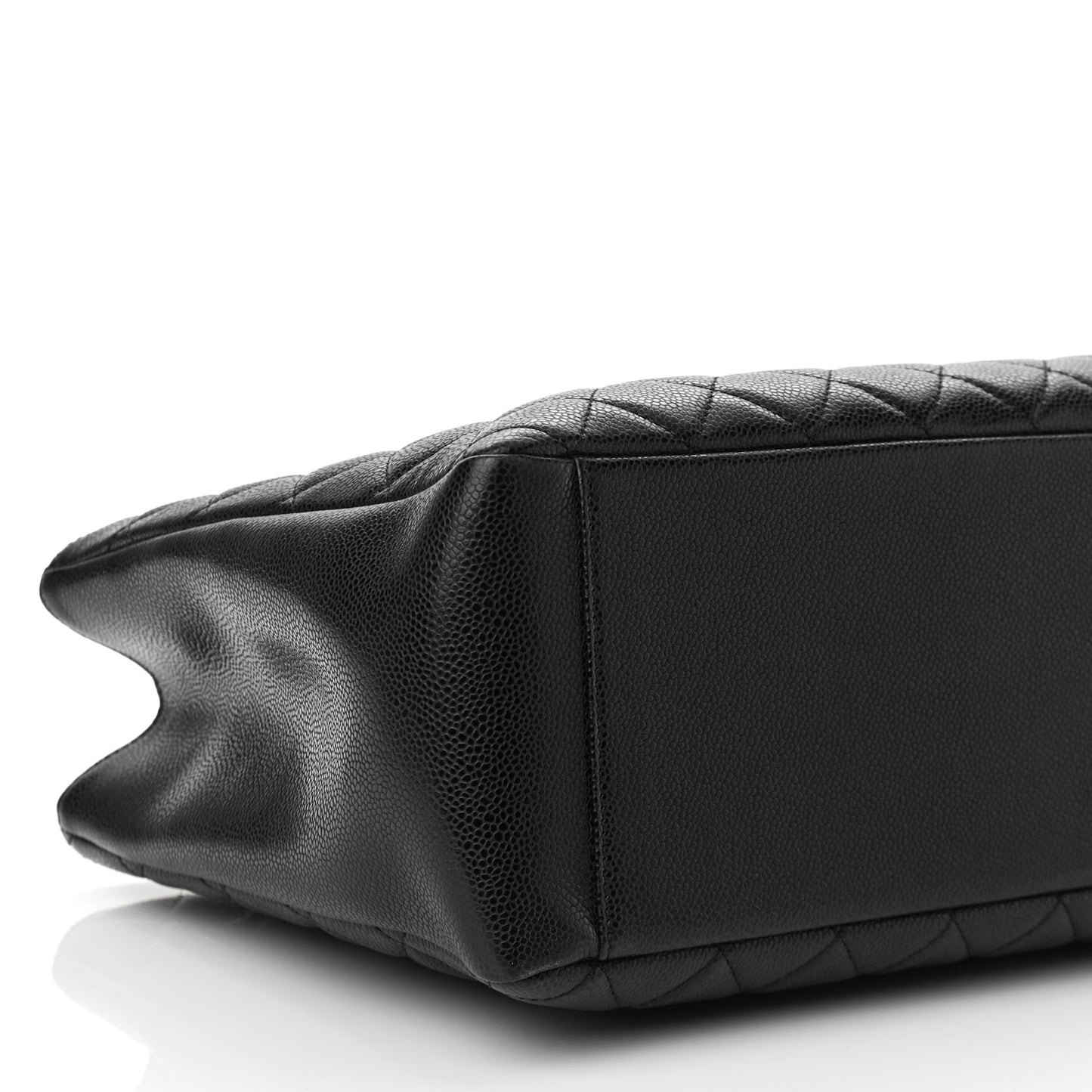 Caviar Quilted Grand Shopping Tote GST Black