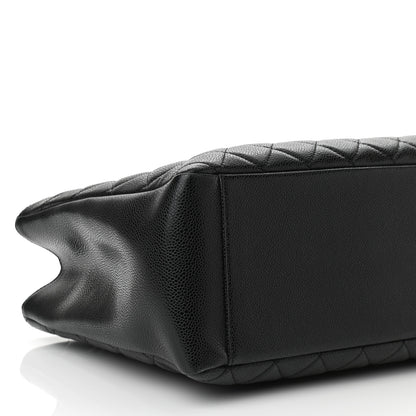 Chanel Caviar Quilted Grand Shopping Tote GST Black 9 of 10