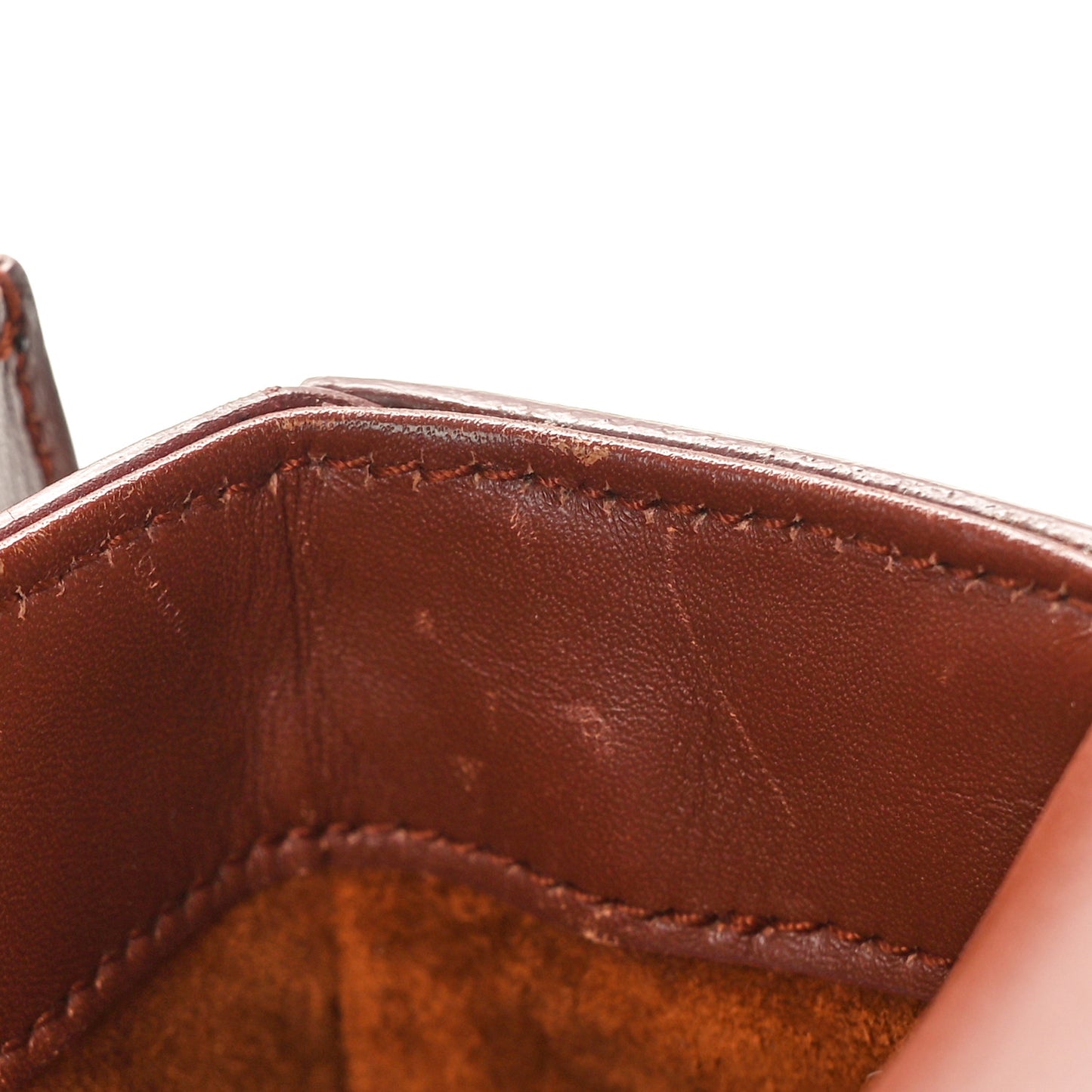 Textured Calfskin Medium Classic Monogram Universite Bag Dark Red