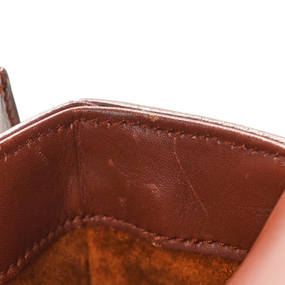 Saint Laurent Textured Calfskin Medium Classic Monogram Universite Bag Dark Red 12 of 16