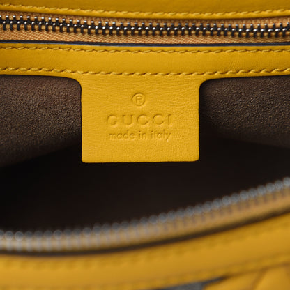 Gucci GG Supreme Monogram Arabesque Small Boston Beige Yellow 7 of 13