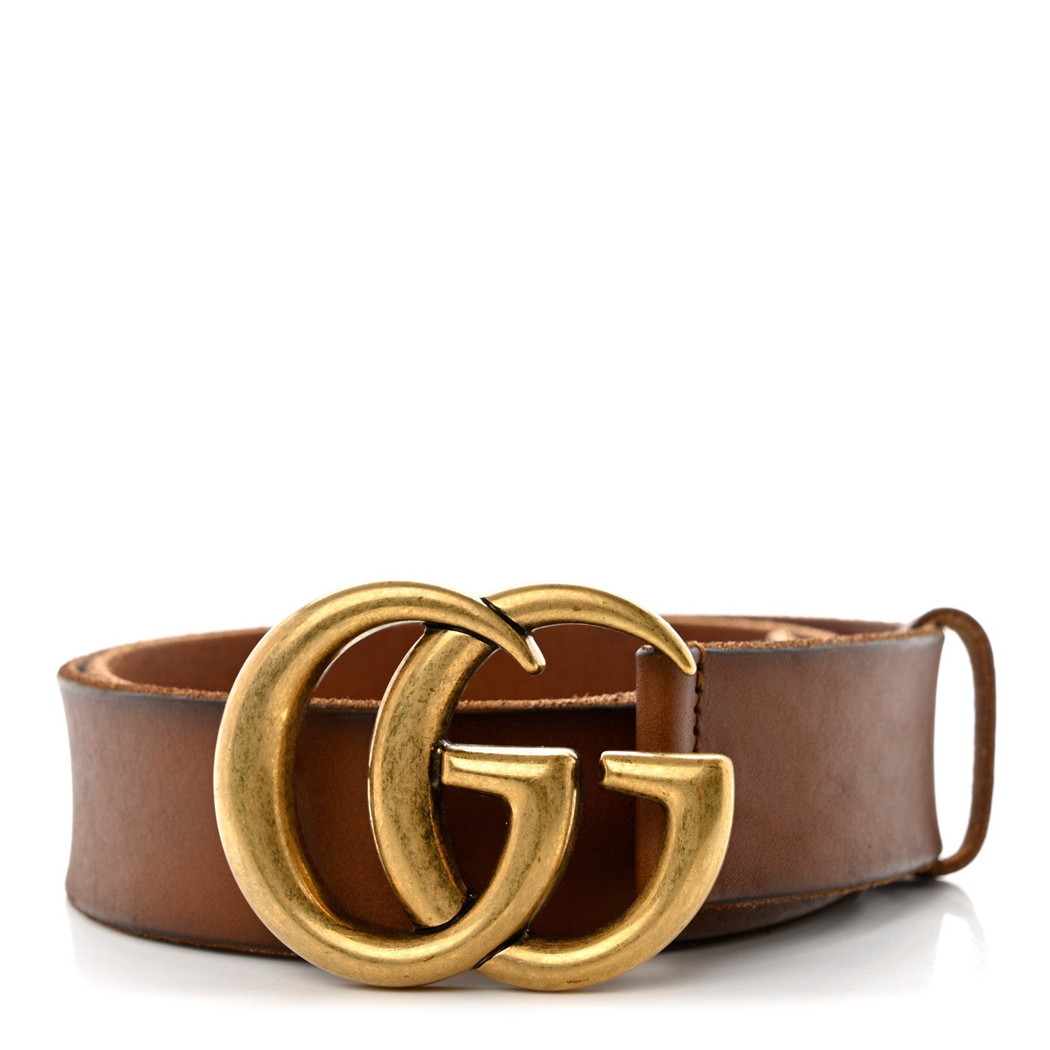 Gucci Faded Calfskin Double G 40mm Belt 80 32 Cuir 1 of 6