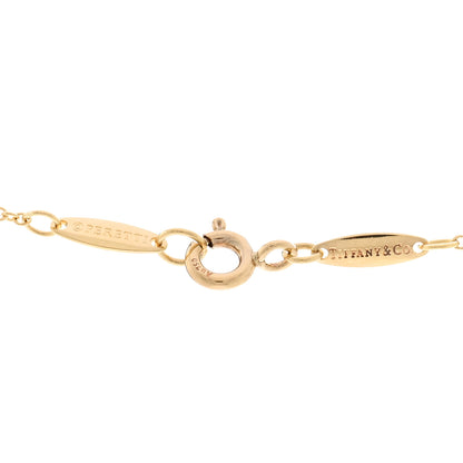 Tiffany 18K Yellow Gold 9mm Elsa Peretti Bean Pendant Necklace 4 of 4