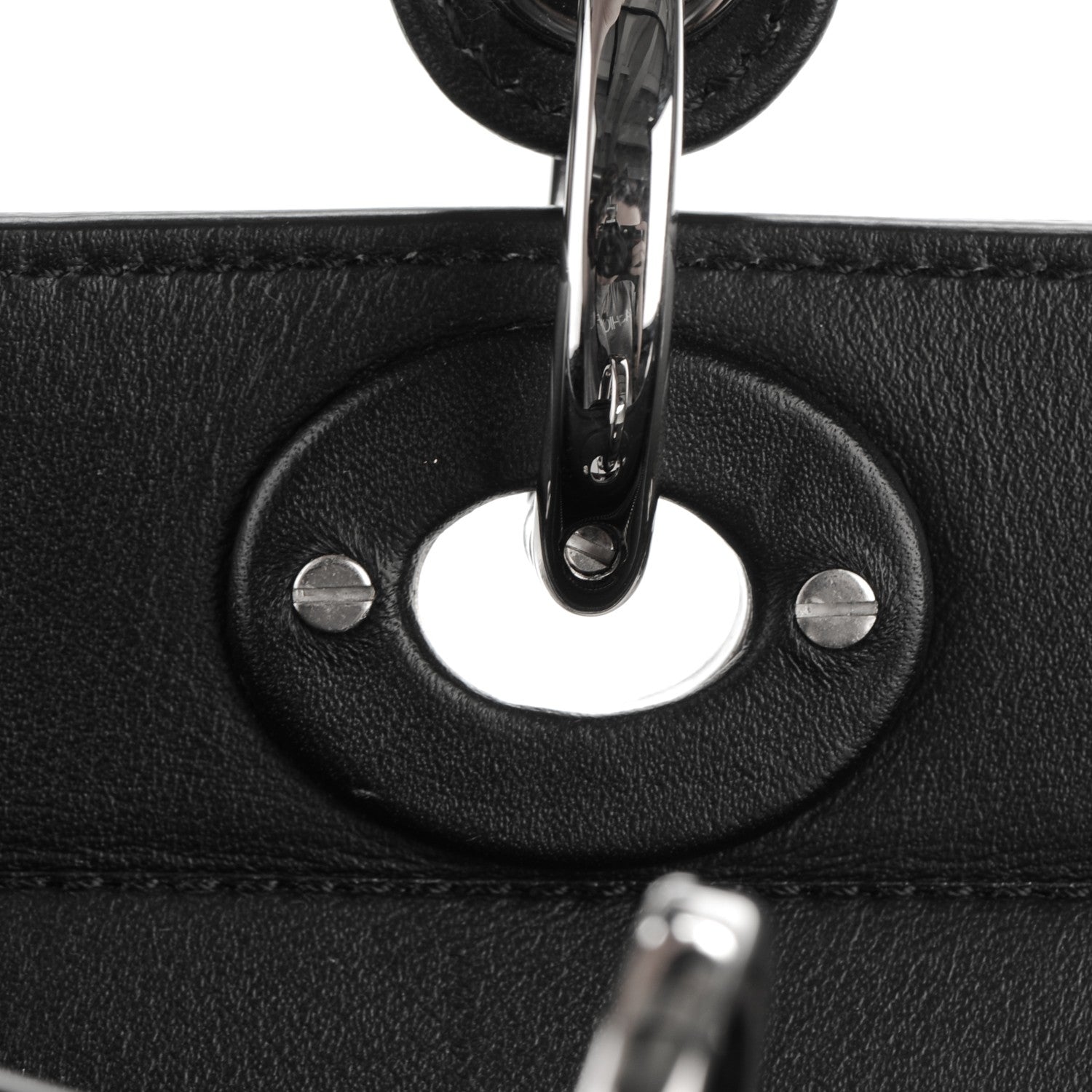 Christian Dior Calfskin Large Diorissimo Tote Black 15 of 15