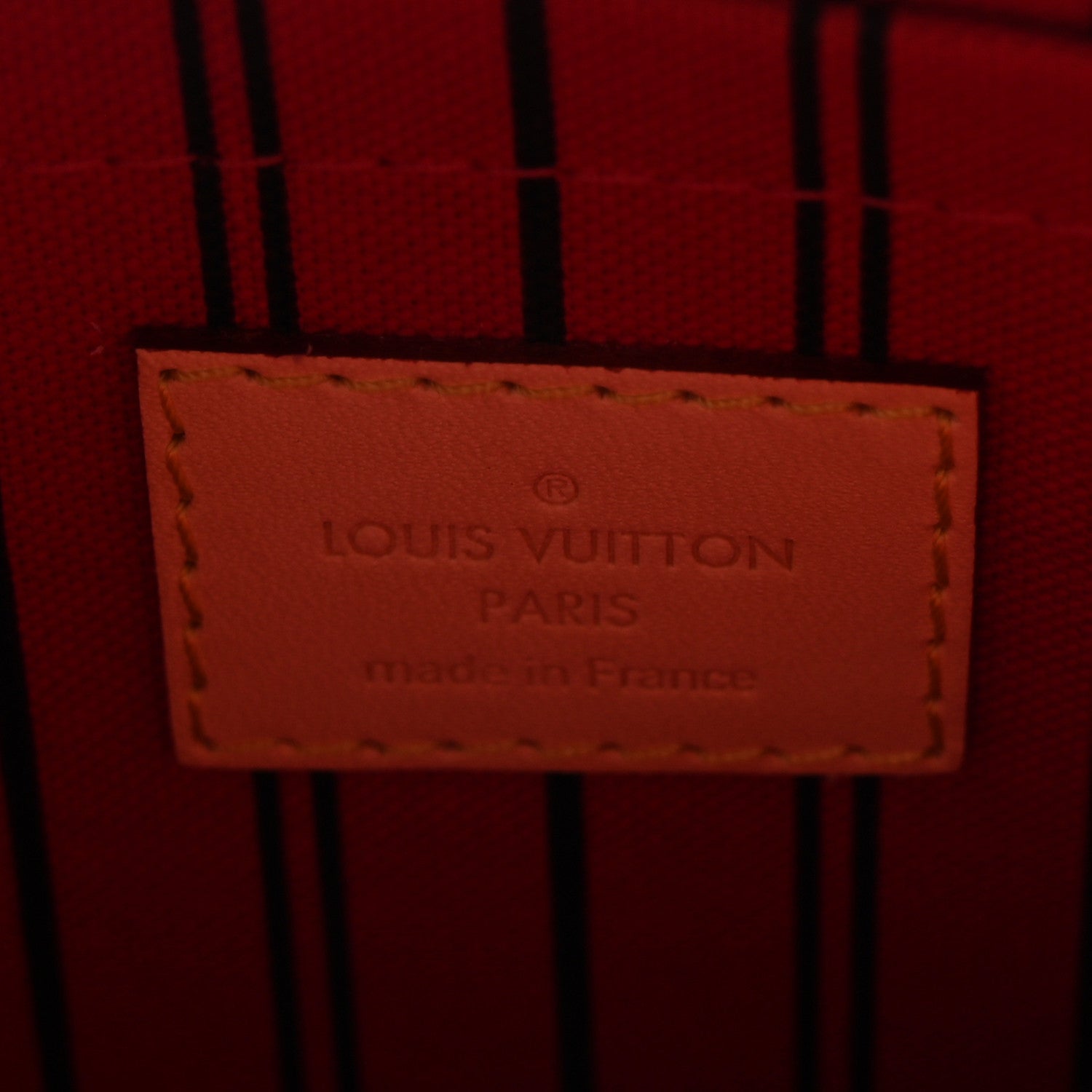 Louis Vuitton Monogram Neverfull MM GM Pochette Cherry 6 of 6