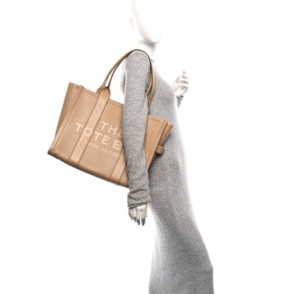 Marc Jacobs Grained Calfskin Large The Tote Bag Camel 2 of 12