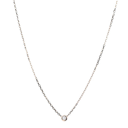 Cartier 18K Pink Gold Diamond SM D'Amour Pendant Necklace 1 of 5