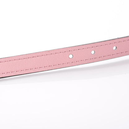 Hermes Swift Epsom 13mm Eileen Reversible Belt 85 Rose Sakura Etoupe 6 of 7