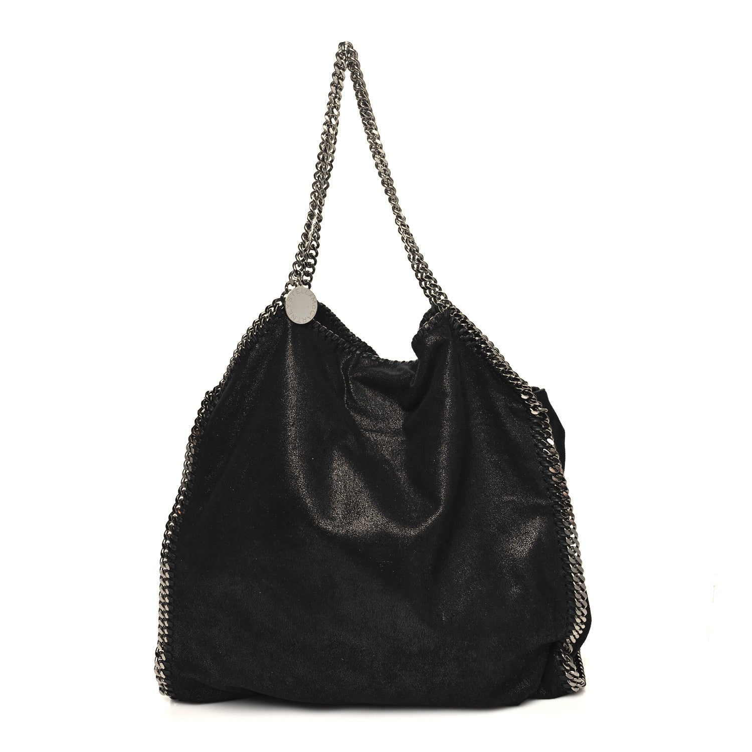 Stella McCartney Shaggy Deer Big Falabella Tote Black 1 of 11