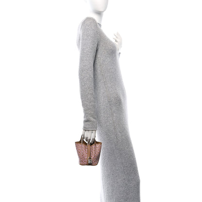Hermes Swift Micro Lucky Daisy Picotin Lock Chai Rose White 2 of 10