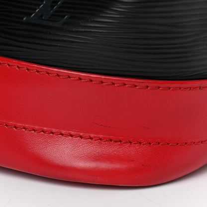 Louis Vuitton Epi Bi-Color Noe Castillan Red Black 14 of 15