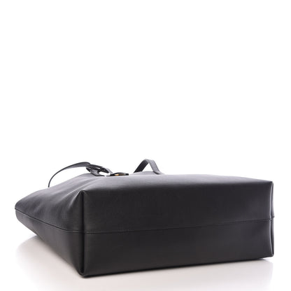 Saint Laurent Calfskin Large Shopping Tote Black 5 of 11