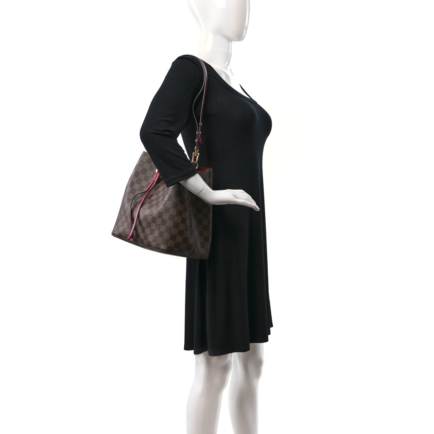 Louis Vuitton Damier Ebene Neonoe MM Cherry Berry 3 of 11