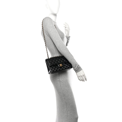 Chanel Caviar Quilted Small Double Flap Black 2 of 11