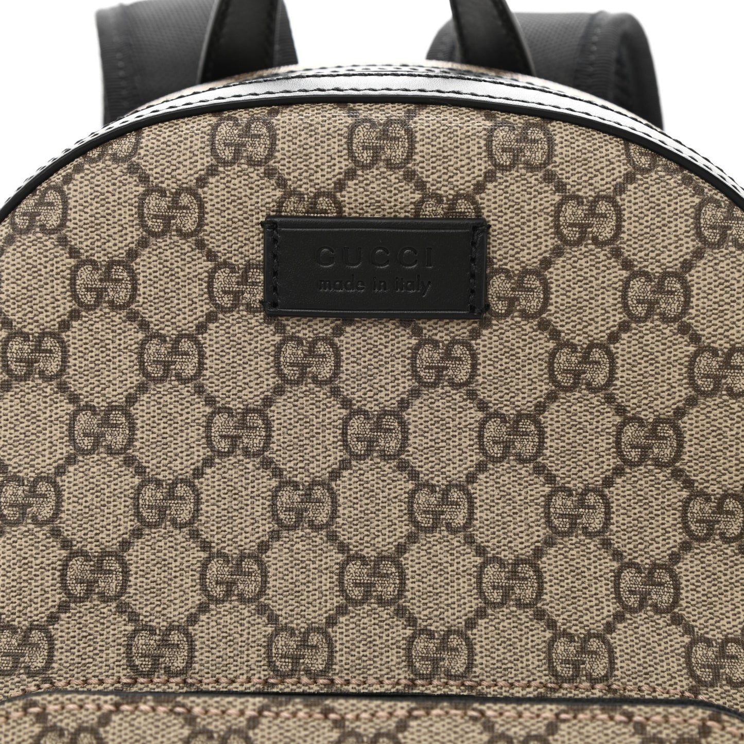 GG Supreme Monogram Small Eden Day Backpack Black