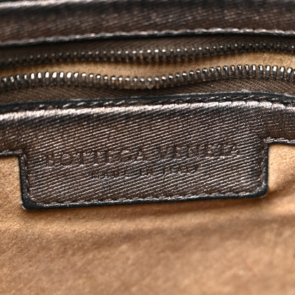 Bottega Veneta Metallic Nappa Intrecciato Medium Veneta Hobo Pewter 6 of 13