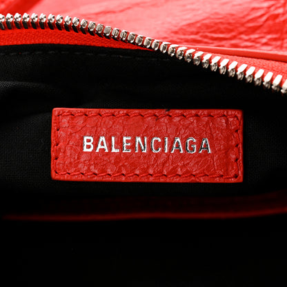Balenciaga Agneau Arena Le Cagole Shoulder Bag XS Tomato Red 6 of 10