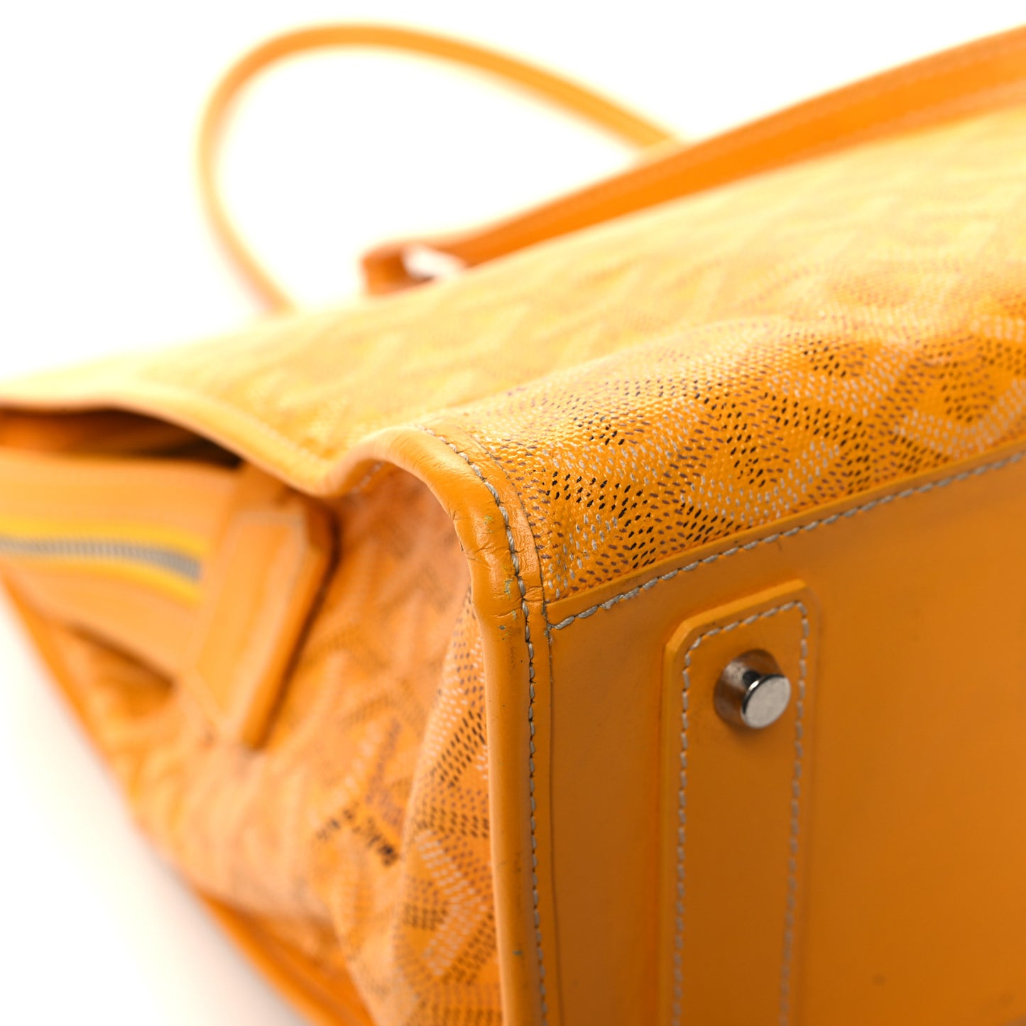 Goyardine Sac Hardy Pet Carrier PM Yellow