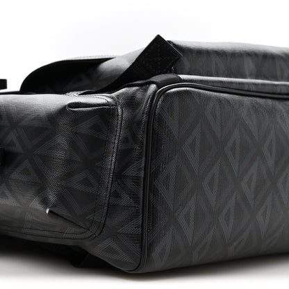 Christian Dior Canvas CD Diamond Hit The Road Backpack Black 9 of 10