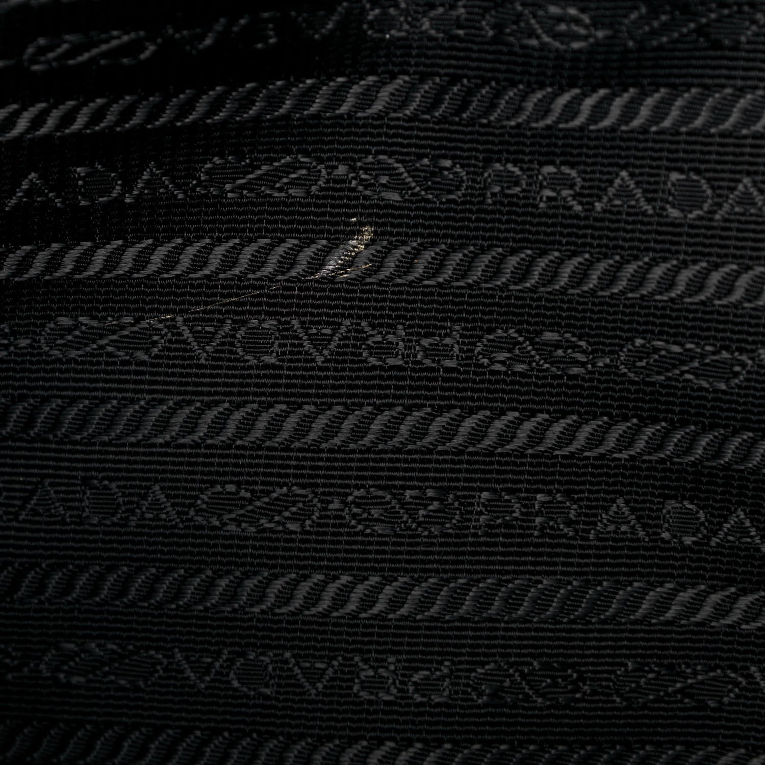 Prada Tessuto Nylon Saffiano Logo Messenger Bag Black 11 of 11