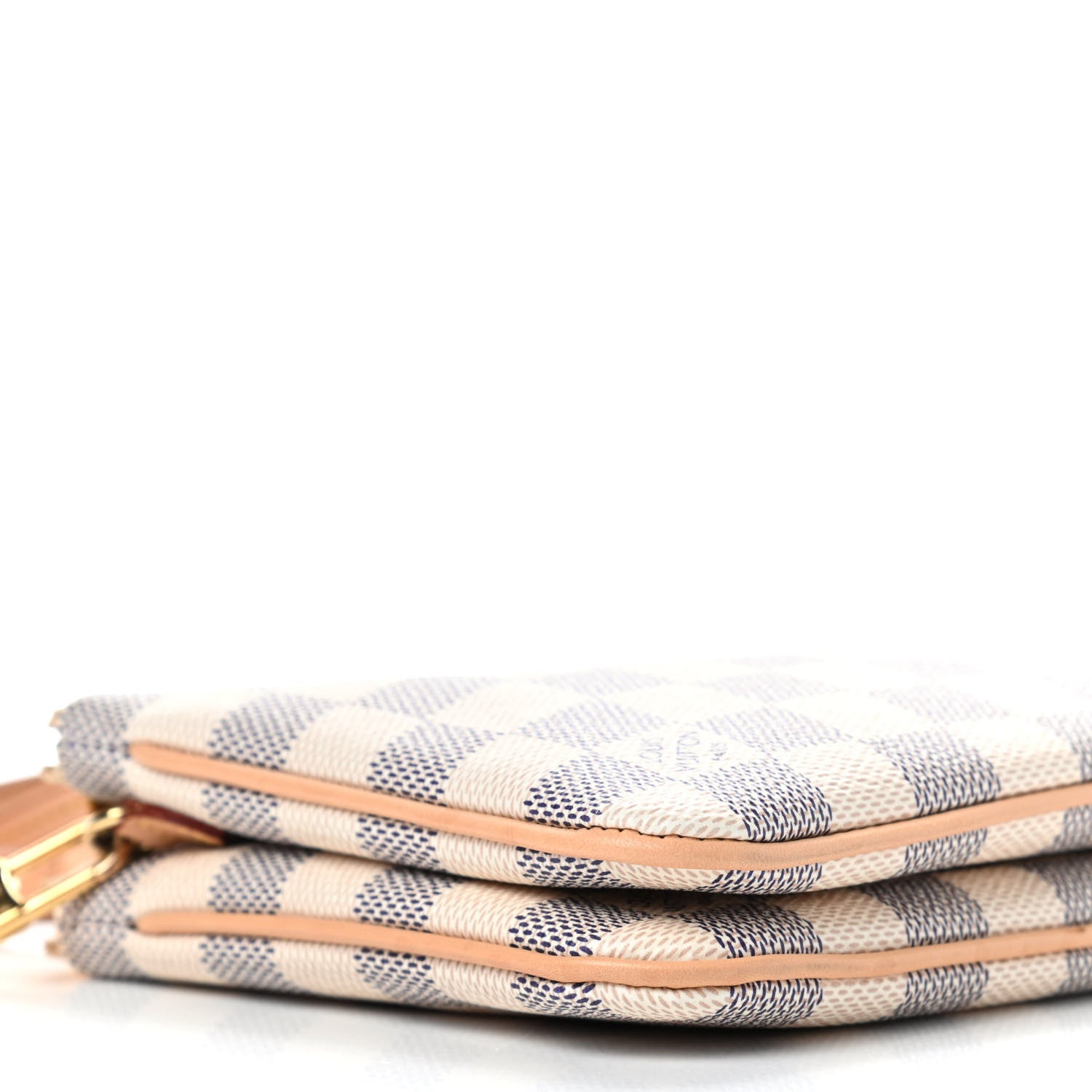 Louis Vuitton Damier Azur Double Zip Pochette 6 of 9