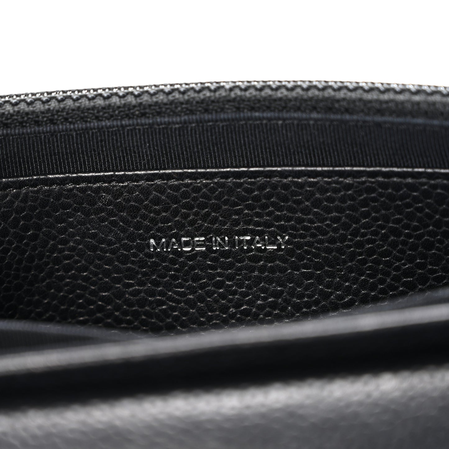 Caviar Half Moon Wallet On Chain WOC Black