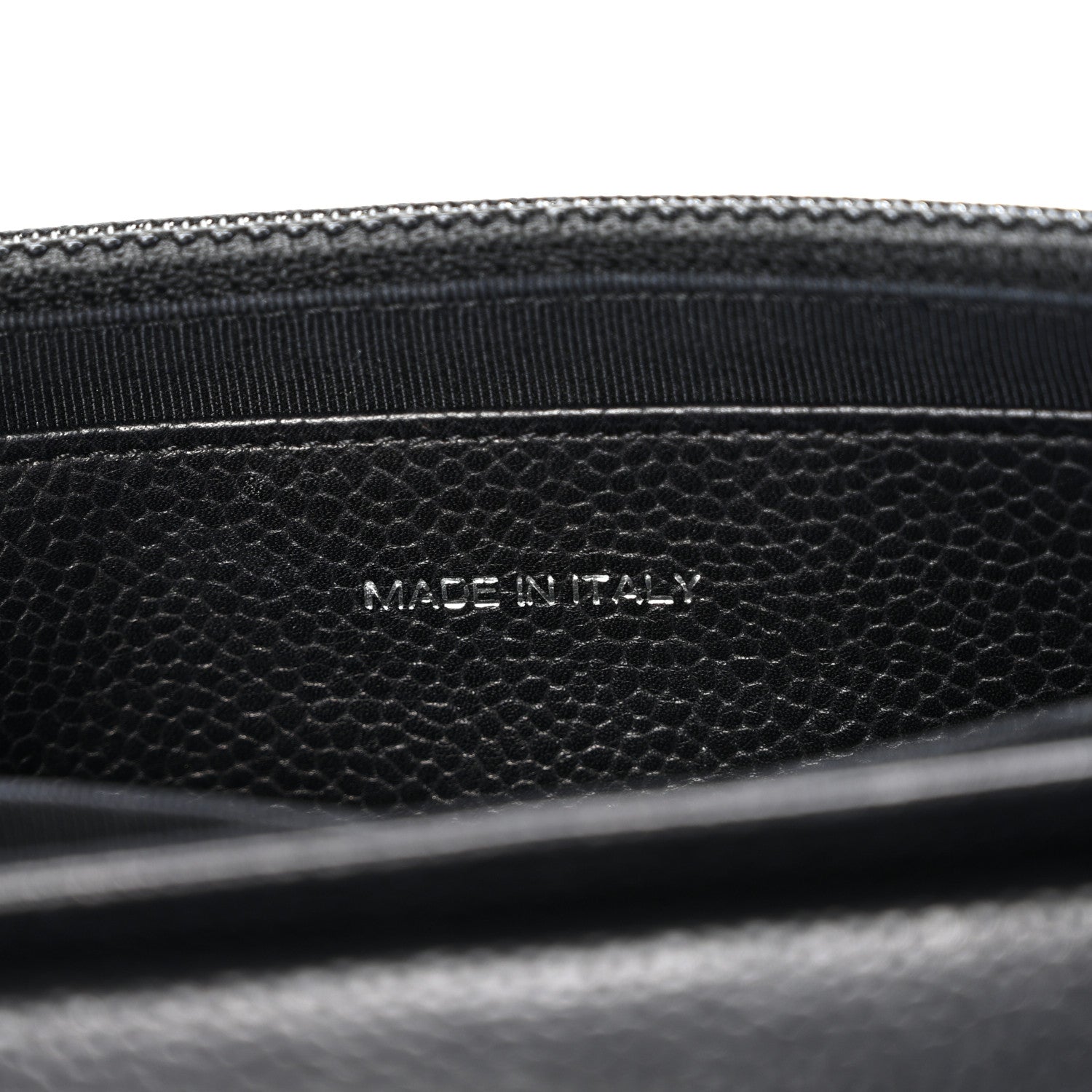 Chanel Caviar Half Moon Wallet On Chain WOC Black 7 of 11