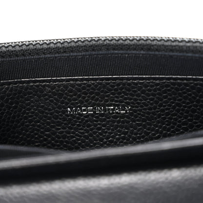 Chanel Caviar Half Moon Wallet On Chain WOC Black 7 of 11