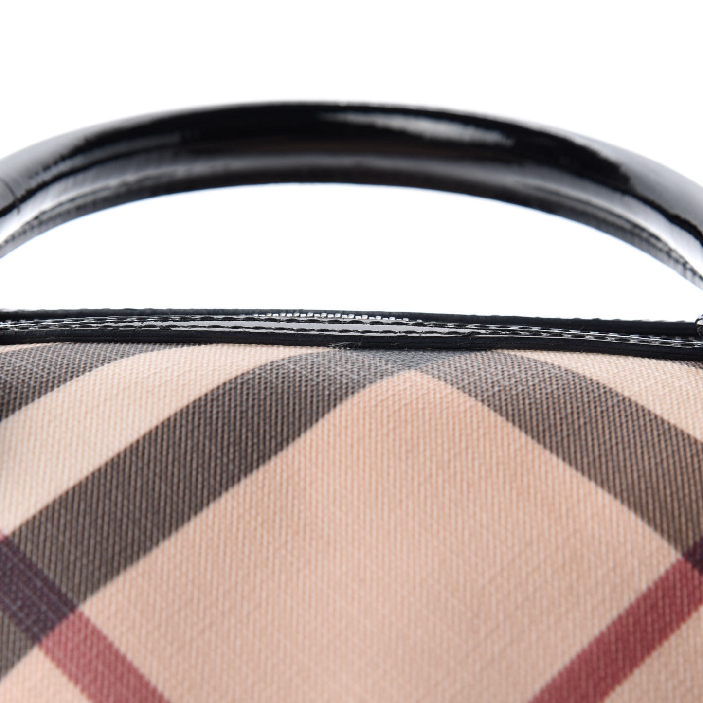 Nova Check Small Chester Bowling Bag Black