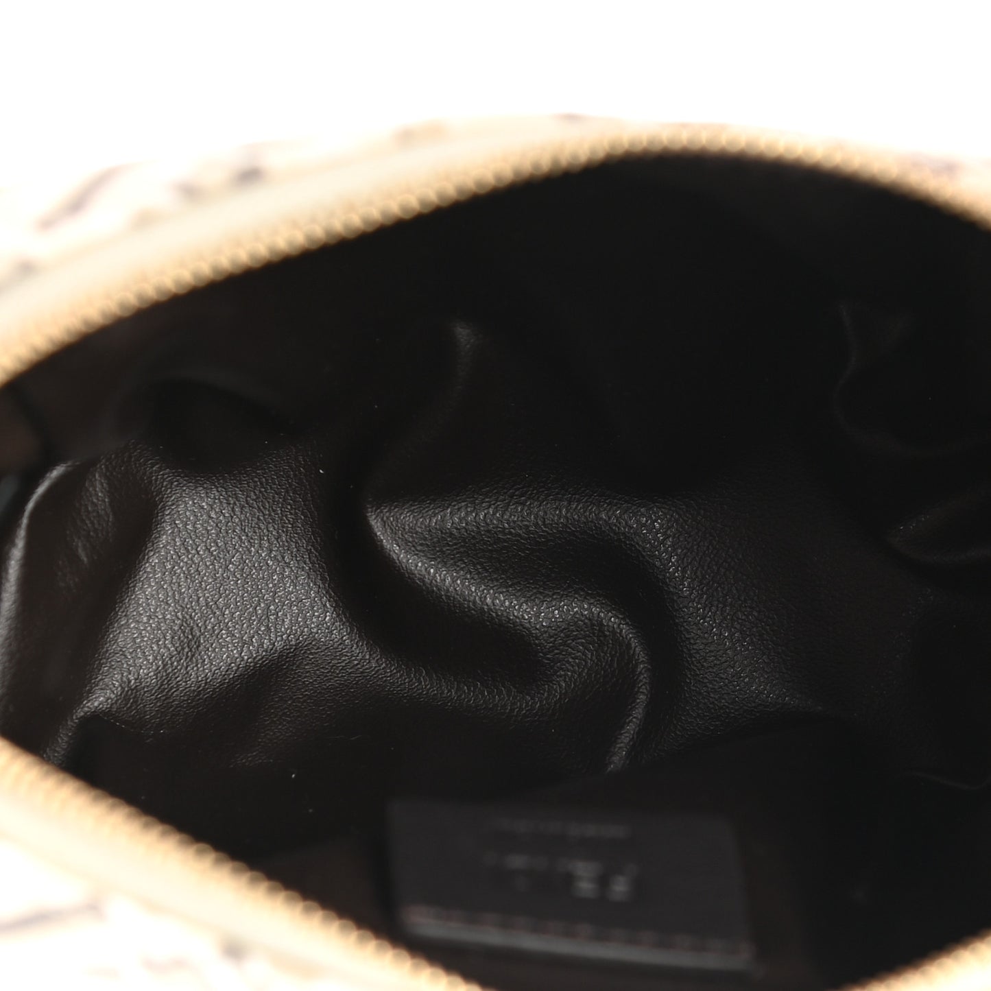 X SKIMS Nylon XS Trapezoid Beauty Pouch Avorio