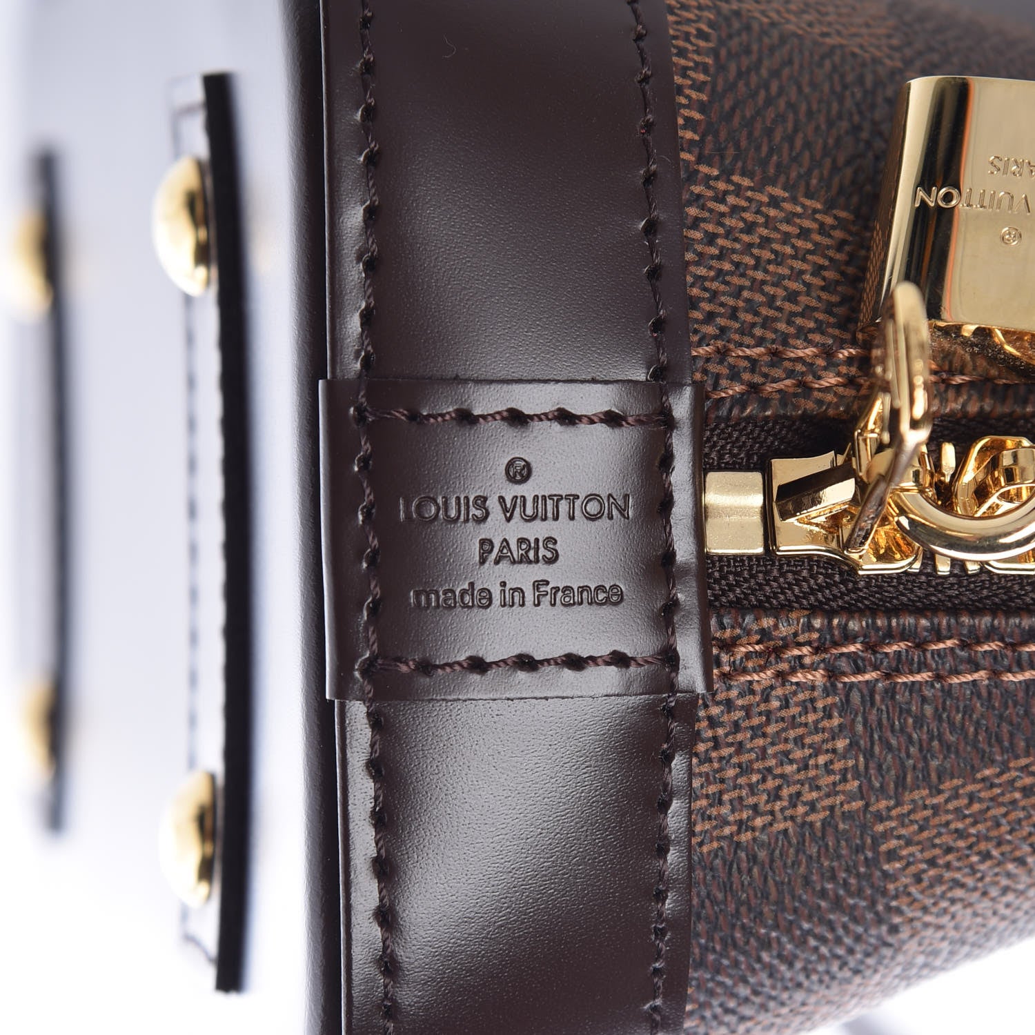 Louis Vuitton Damier Ebene Alma BB 7 of 14