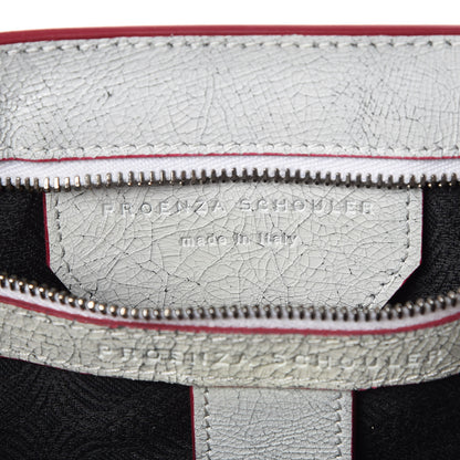 Proenza Schouler Crackle Calfskin PS1 Medium Satchel White 7 of 9