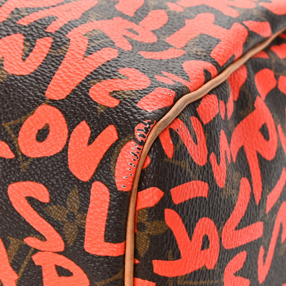 Louis Vuitton Monogram Graffiti Speedy 30 Orange 9 of 21