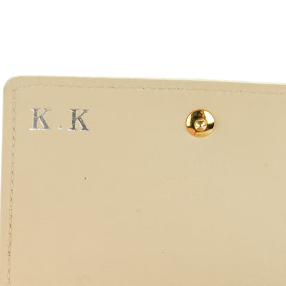 Louis Vuitton Vernis Business Card Holder Blanc Corail 6 of 9
