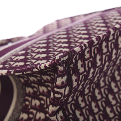 Christian Dior Oblique Large Book Tote Burgundy Multicolor 16 of 16